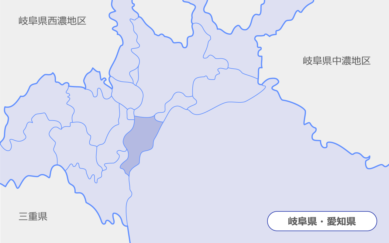 連携病院マップ（岐阜県・愛知県）